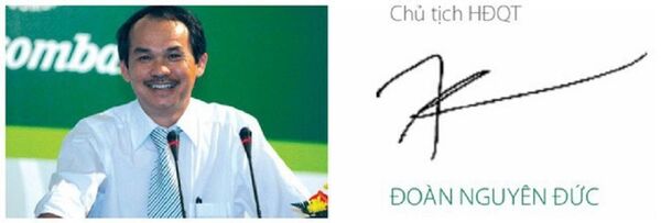 Chữ ký của bầu Đức được đánh giá là không quá cầu kỳ. Chữ ký của bầu Đức được đánh giá là không quá cầu kỳ. - Sputnik Việt Nam