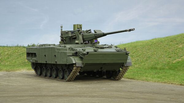 Nữ hoàng bộ binh. BMP-3 không hề hấn gì trước đạn pháo, tên lửa đối của phương - Sputnik Việt Nam