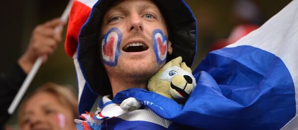 Fan bóng đá Pháp trong World Cup 2018 - Sputnik Việt Nam