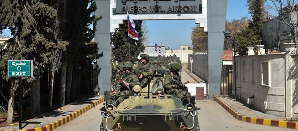 Quân đội Nga về nước từ Aleppo, Syria Quân đội Nga về nước từ Aleppo, Syria - Sputnik Việt Nam