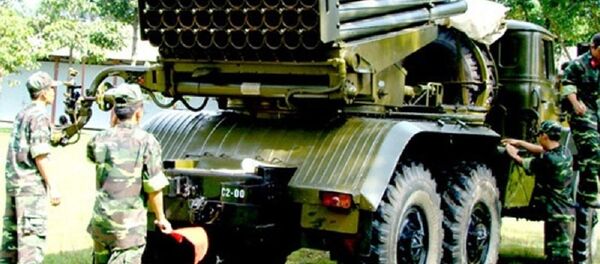 Pháo phản lực BM-21M-1 - Sputnik Việt Nam