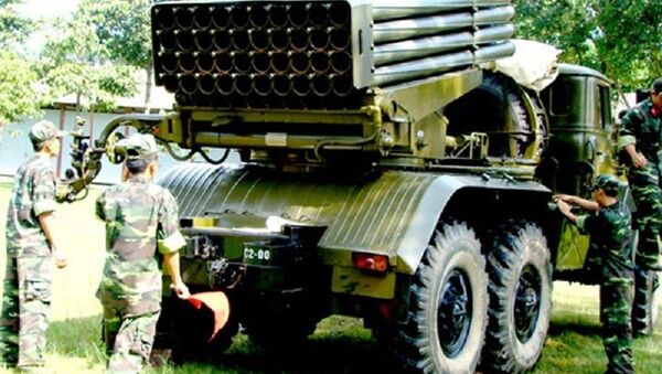 Pháo phản lực BM-21M-1 - Sputnik Việt Nam