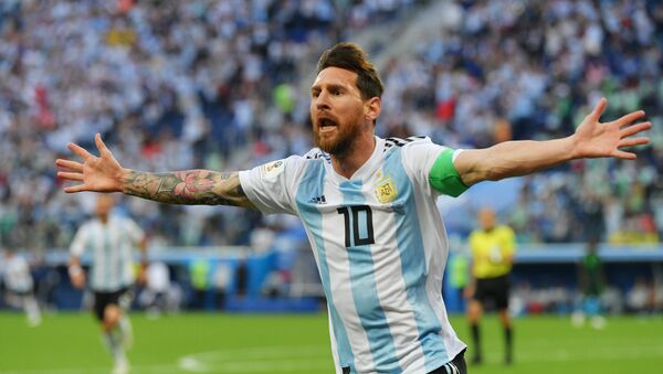 Trận đấu vòng bảng World Cup giữa đội tuyển Argentina và Nigeria - Sputnik Việt Nam