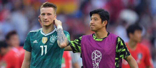 Trận đấu vòng bảng World Cup giữa đội tuyển Hàn Quốc và Đức - Sputnik Việt Nam