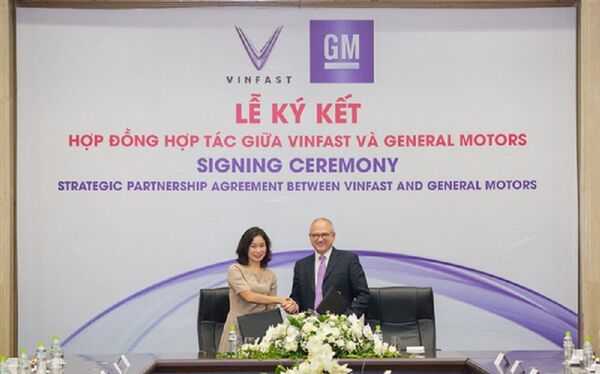 VinFast và General Motors (GM) đã ký kết một thoả thuận hợp tác chiến lược  - Sputnik Việt Nam