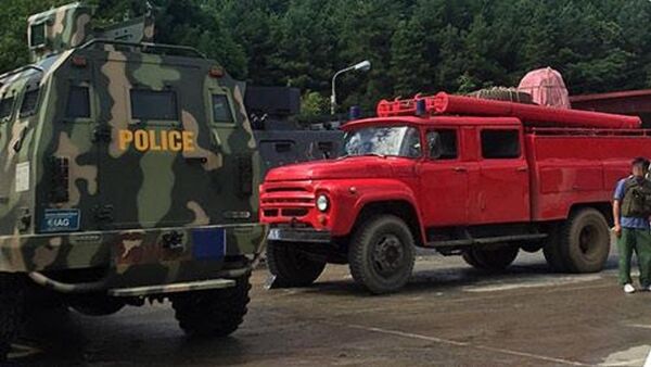 Nhiều phương tiện hiện đại được huy động đến hiện trường - Sputnik Việt Nam