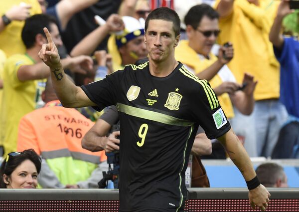 Fernando Torres của đội tuyển Tây Ban Nha tại World Cup 2014.  - Sputnik Việt Nam