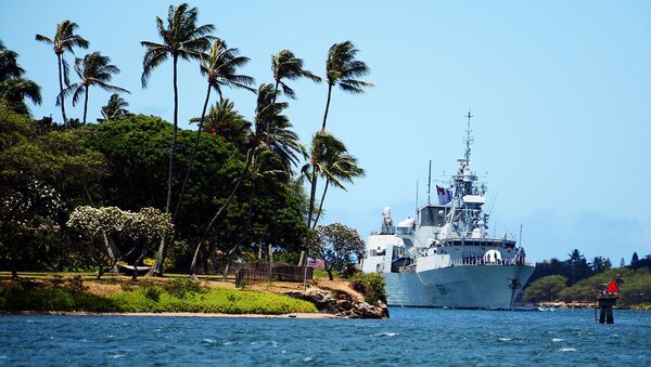 Tàu Canada HMCS Vancouver tại RIMPAC 2018 - Sputnik Việt Nam