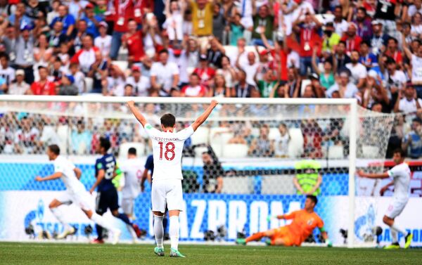 Trận đấu vòng bảng World Cup giữa đội tuyển Nhật Bản và Ba Lan - Sputnik Việt Nam