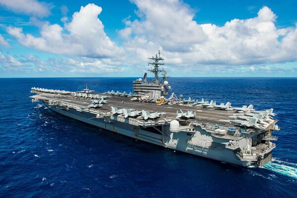 Tàu sân bay của Mỹ USS Ronald Reagan - Sputnik Việt Nam