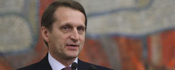 Chủ tịch Duma quốc gia Nga Sergei Naryshkin - Sputnik Việt Nam