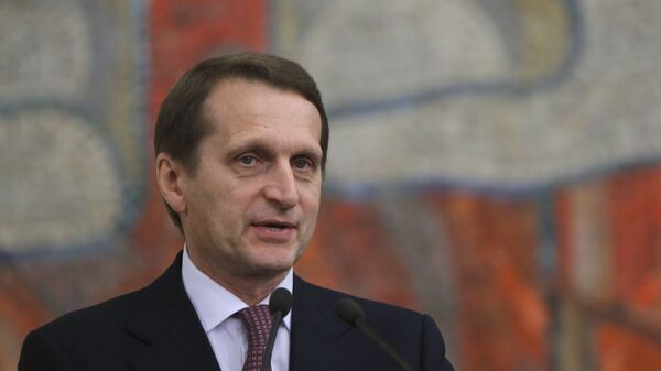 Giám đốc Cơ quan tình báo nước ngoài Sergei Naryshkin - Sputnik Việt Nam