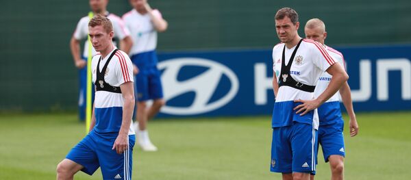 Футбол. ЧМ-2018. Тренировка сборной России - Sputnik Việt Nam