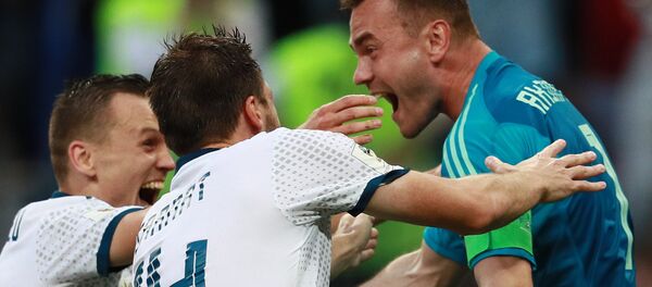 Trận đấu World Cup giữa đội tuyển Tây Ban Nha và Liên Bang Nga - Sputnik Việt Nam