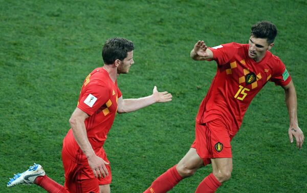 Trận đấu World Cup giữa đội tuyển Bỉ và Nhật Bản - Sputnik Việt Nam