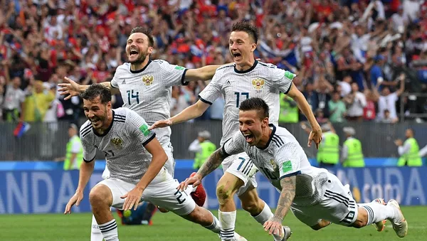 Trận đấu World Cup giữa đội tuyển Tây Ban Nha và Liên Bang Nga - Sputnik Việt Nam