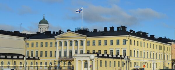 Dinh Tổng thống ở chính giữa trung tâm của Helsinki, Phần Lan - Sputnik Việt Nam