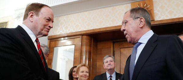 Cuộc hội kiến giữa các nghị sĩ Mỹ với Ngoại trưởng Nga Sergei Lavrov - Sputnik Việt Nam