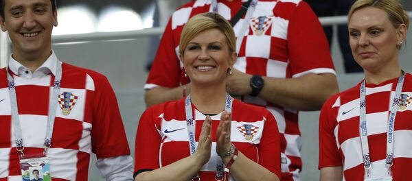 Tổng thống Croatia, bà Kolinda Grabar-Kitarovic - Sputnik Việt Nam