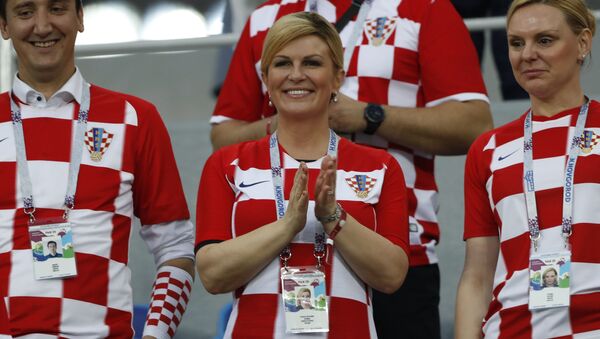 Tổng thống Croatia, bà Kolinda Grabar-Kitarovic - Sputnik Việt Nam