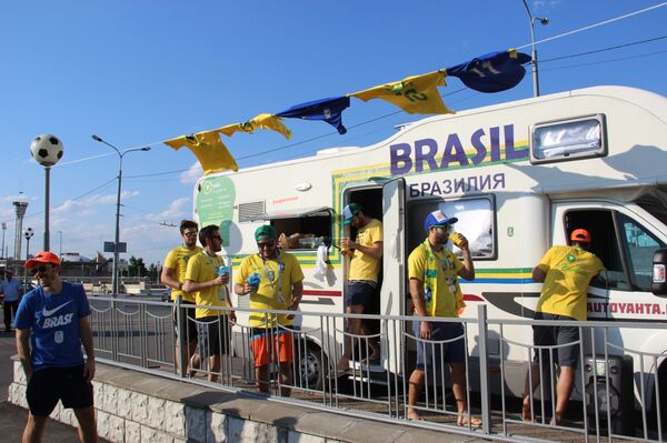 Những người hâm mộ Brazil  - Sputnik Việt Nam