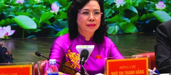 Phó Bí thư Thường trực Ngô Thị Thanh Hằng: - Sputnik Việt Nam