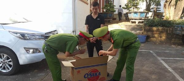 Vận chuyển pháo lậu bị công an bắt - Sputnik Việt Nam