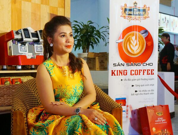 CEO TNI  Lê Hoàng Diệp Thảo - đồng sáng lập Tập đoàn Cà phê Trung Nguyên - Sputnik Việt Nam