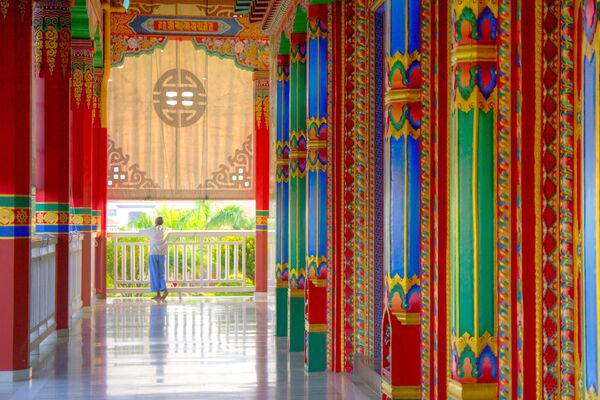 Đại bảo tháp Phật giáo Liên Hoa Lâm Tì Ni (The Great Drigung Kagyud Lotus Stupa) ở Nepal - Sputnik Việt Nam