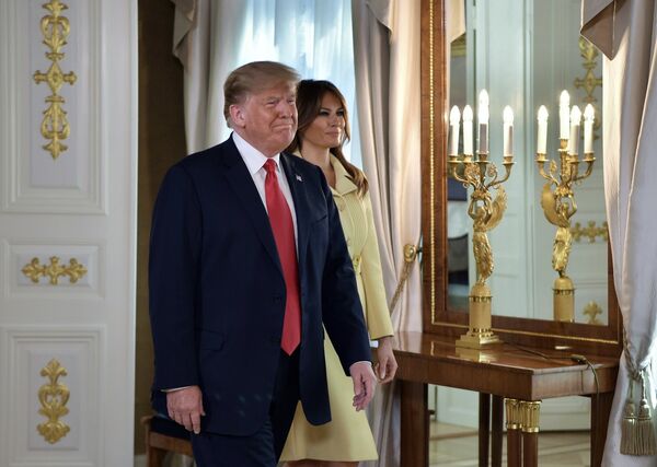 Cuộc gặp gỡ giữa Vladimir Putin Donald và Malania Trump - Sputnik Việt Nam