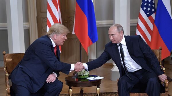 Donald Trump và Vladimir Putin  - Sputnik Việt Nam