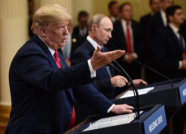 Donald Trump và Vladimir Putin - Sputnik Việt Nam