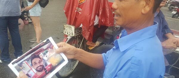 Hình ảnh về vụ việc được một số lái xe xích lô khu vực phố cổ truyền tay nhau chiều 18.8. - Sputnik Việt Nam