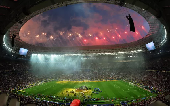 Pháo hoa bế mạc World Cup 2018 Pháo hoa bế mạc World Cup 2018 - Sputnik Việt Nam