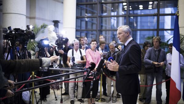 Bộ trưởng Kinh tế và Tài chính Pháp Bruno Le Maire - Sputnik Việt Nam