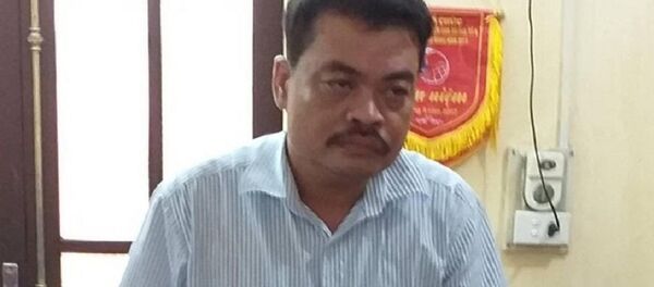 Bị can Nguyễn Thanh Hoài- trưởng phòng khảo thí Sở GDĐT Hà Giang - Sputnik Việt Nam