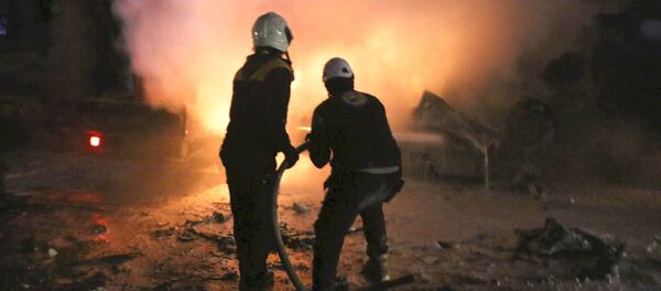 Mũ bảo hiểm trắng tại Idlib, Syria Mũ bảo hiểm trắng tại Idlib, Syria - Sputnik Việt Nam