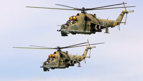 Máy bay trực thăng Mi-24 Máy bay trực thăng Mi-24 - Sputnik Việt Nam