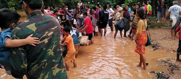 Vỡ đập thủy điện tại Lào, hàng trăm người chết và mất tích - Sputnik Việt Nam