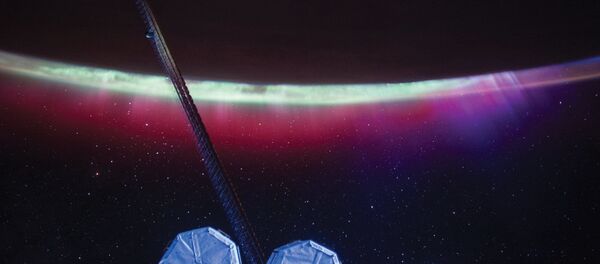 Bắc cực quang nhìn từ trạm vuc trụ quốc tế ISS Bắc cực quang nhìn từ trạm vuc trụ quốc tế ISS - Sputnik Việt Nam