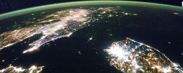 Bán đảo Triều Tiên chụp từ ISS Bán đảo Triều Tiên chụp từ ISS - Sputnik Việt Nam