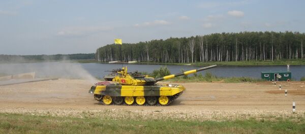 Lính tăng Việt Nam xuất phát trong cuộc thi Tank biathlon - Sputnik Việt Nam