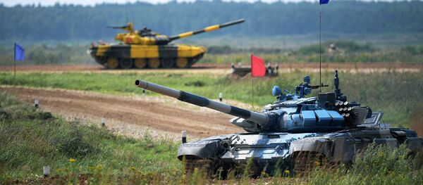 Đội lính tăng Armenia và Việt Nam trên đường đua Tank Biathlon - Sputnik Việt Nam