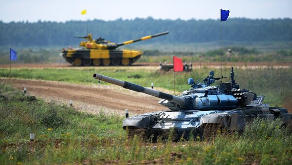 Đội lính tăng Armenia và Việt Nam trên đường đua Tank Biathlon - Sputnik Việt Nam