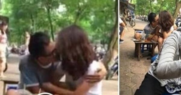 Cặp đôi âu yếm nhau thái quá giữa ban ngày. Cặp đôi âu yếm nhau thái quá giữa ban ngày. - Sputnik Việt Nam