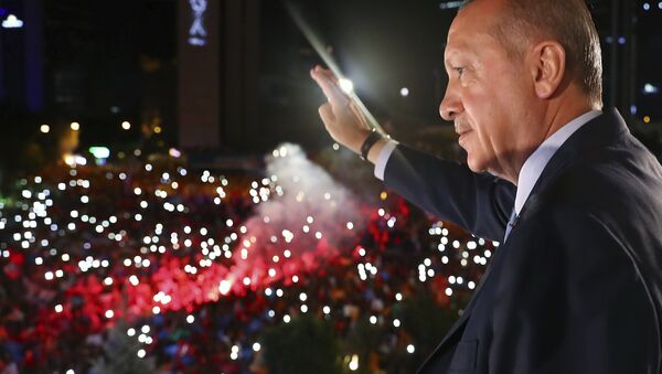 Tổng thống Thổ Nhĩ Kỳ Tayyip Erdogan  - Sputnik Việt Nam