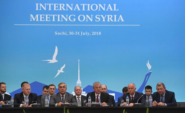 Vòng đàm phán thứ mười về Syria theo định dạng Astana ở Sochi - Sputnik Việt Nam
