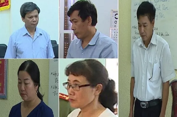 Ông Trần Xuân Yến, phó giám đốc Sở GD&ĐT Sơn La, cùng 4 thuốc cấp trong đường dây gian lận điểm thi tại Sơn La vừa bị khởi tố. Ông Trần Xuân Yến, phó giám đốc Sở GD&ĐT Sơn La, cùng 4 thuốc cấp trong đường dây gian lận điểm thi tại Sơn La vừa bị khởi tố.