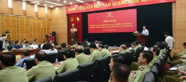 Thứ trưởng Bộ Công Thương Đỗ Thắng Hải phát biểu tại Hội nghị. - Sputnik Việt Nam