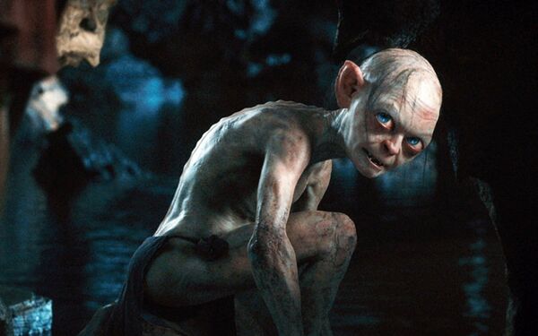 Quái vật Gollum nổi tiếng trong loạt phim Chúa tể của những chiếc nhẫn - Sputnik Việt Nam